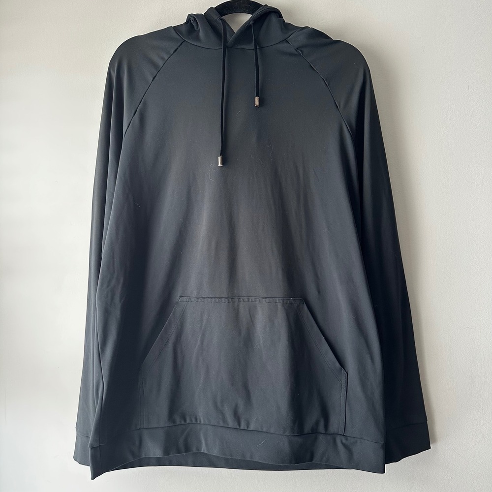 Grayson‎ & Dunn Mens Black Pullover Hoodie Long Sleeve Size M Athletic